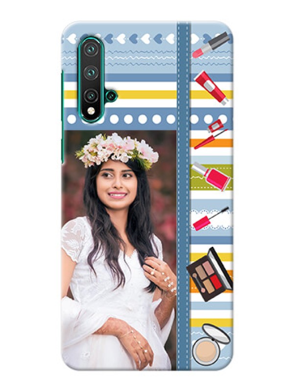 Custom Huawei Nova 5 Personalized Mobile Cases: Makeup Icons Design