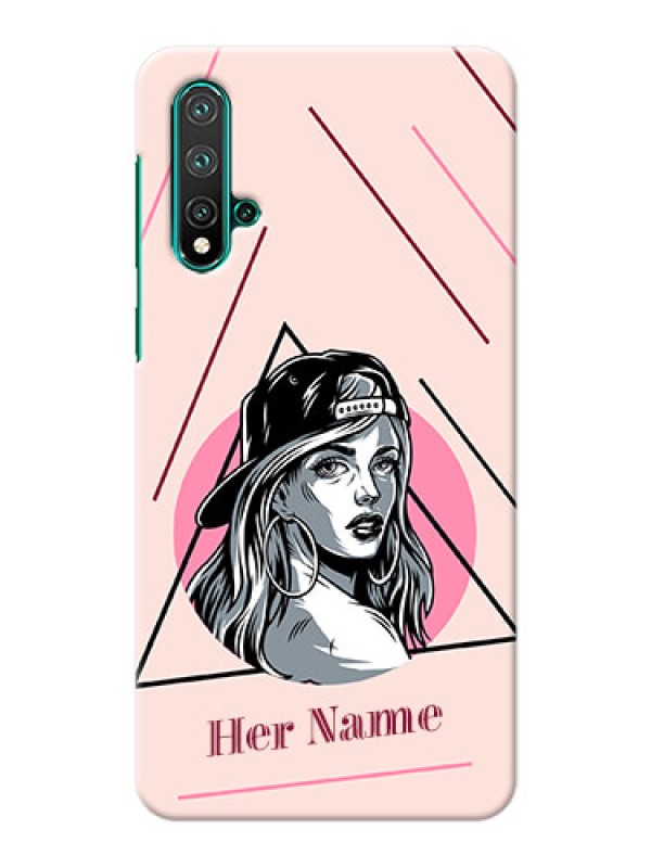 Custom Nova 5 Custom Phone Cases: Rockstar Girl Design