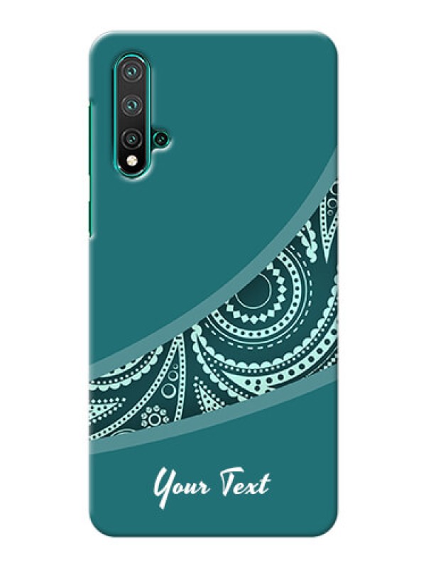 Custom Nova 5 Custom Phone Covers: semi visible floral Design