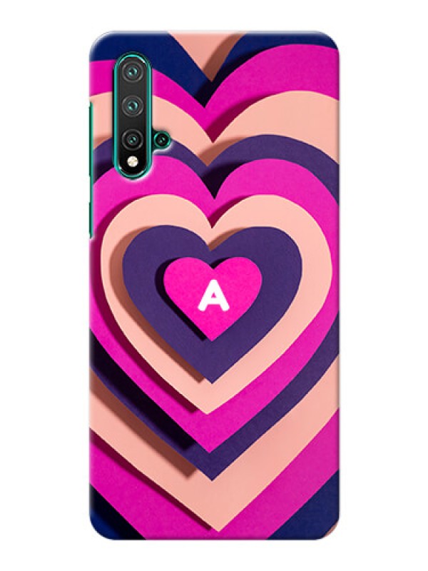 Custom Nova 5 Custom Mobile Case with Cute Heart Pattern Design