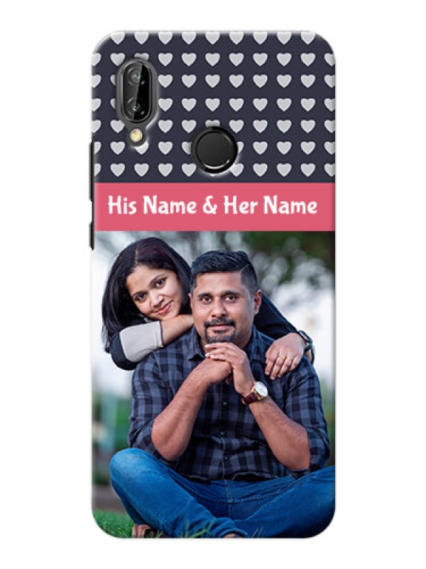 Custom Huawei P20 Lite Love Symbols Mobile Cover Design