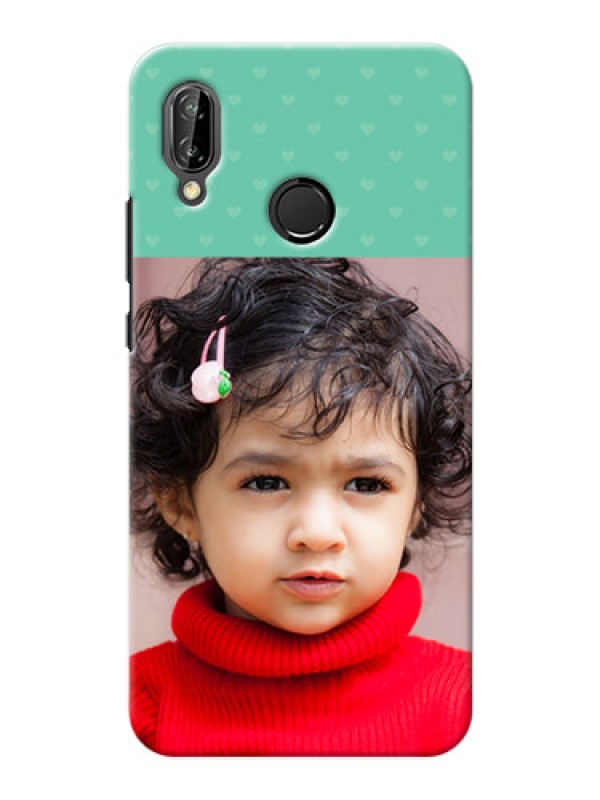 Custom Huawei P20 Lite Lovers Picture Upload Mobile Cover Design