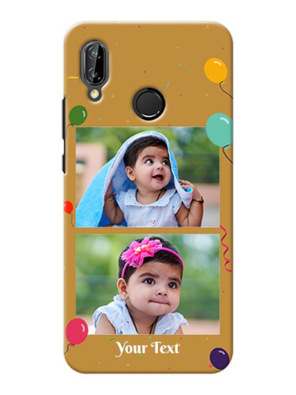 Custom Huawei P20 Lite 2 image holder with birthday celebrations Design
