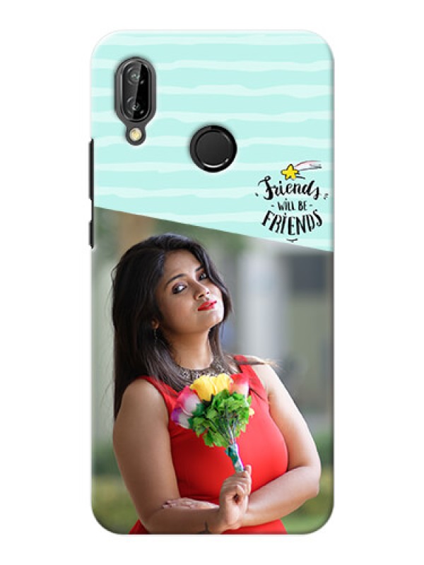 Custom Huawei P20 Lite 2 image holder with friends icon Design