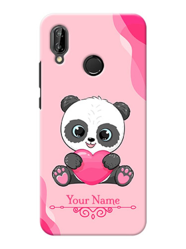 Custom P20 Lite Mobile Back Covers: Cute Panda Design