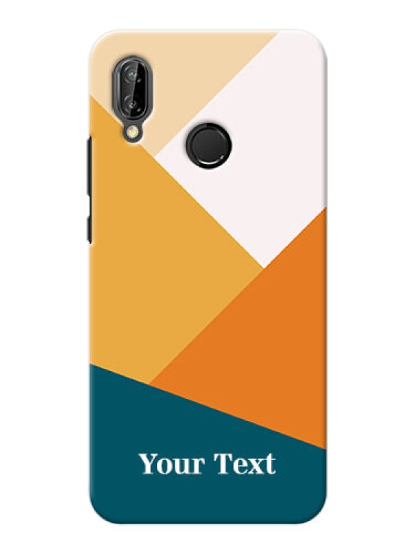 Custom P20 Lite Custom Phone Cases: Stacked Multi-colour Design