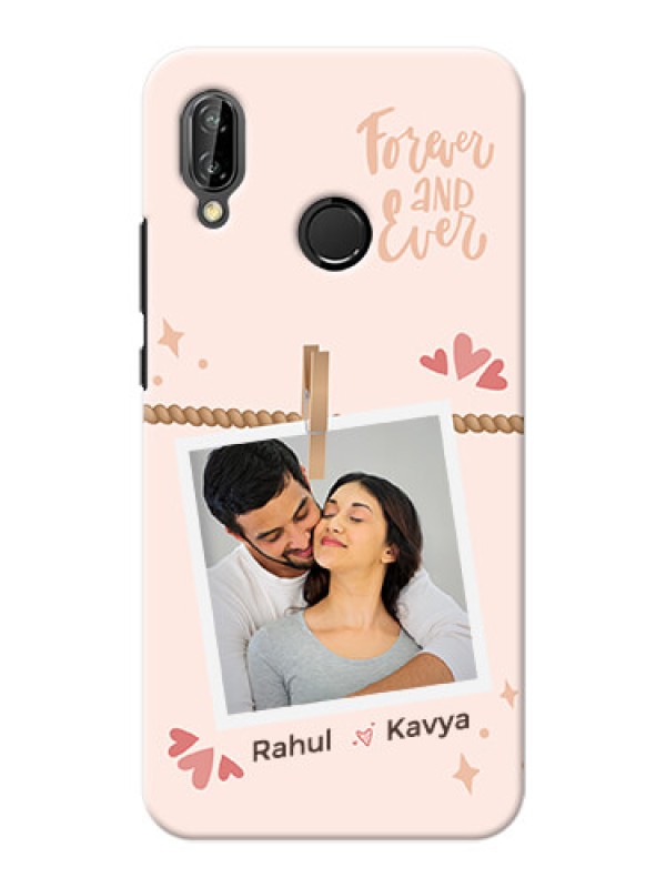 Custom P20 Lite Phone Back Covers: Forever and ever love Design
