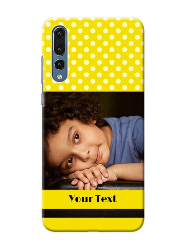 Custom Huawei P20 Pro Bright Yellow Mobile Case Design
