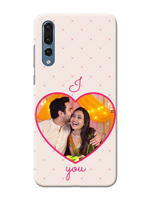 Custom Huawei P20 Pro Love Symbol Picture Upload Mobile Case Design