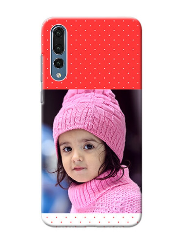 Custom Huawei P20 Pro Red Pattern Mobile Case Design