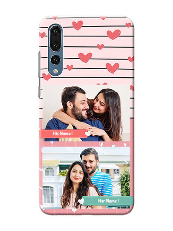 Custom Huawei P20 Pro 2 image holder with hearts Design