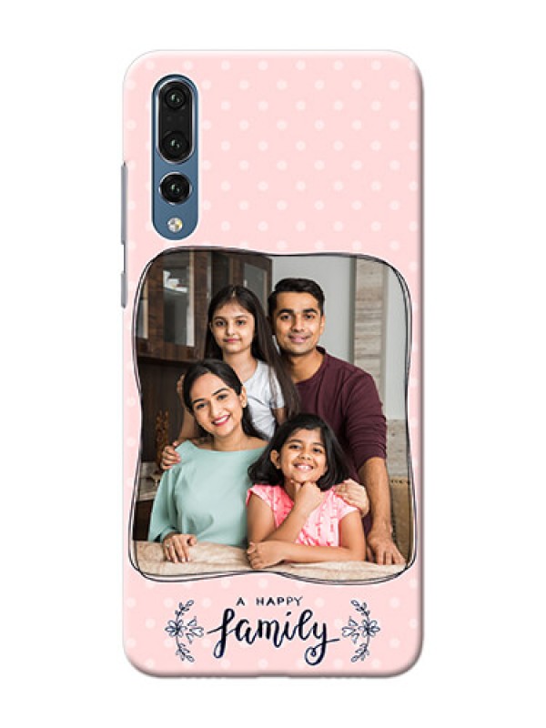 Custom Huawei P20 Pro A happy family with polka dots Design