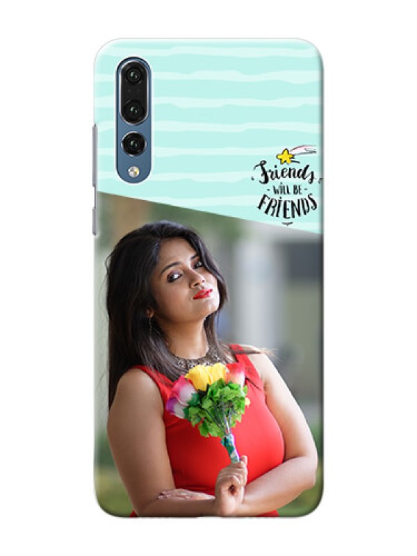 Custom Huawei P20 Pro 2 image holder with friends icon Design