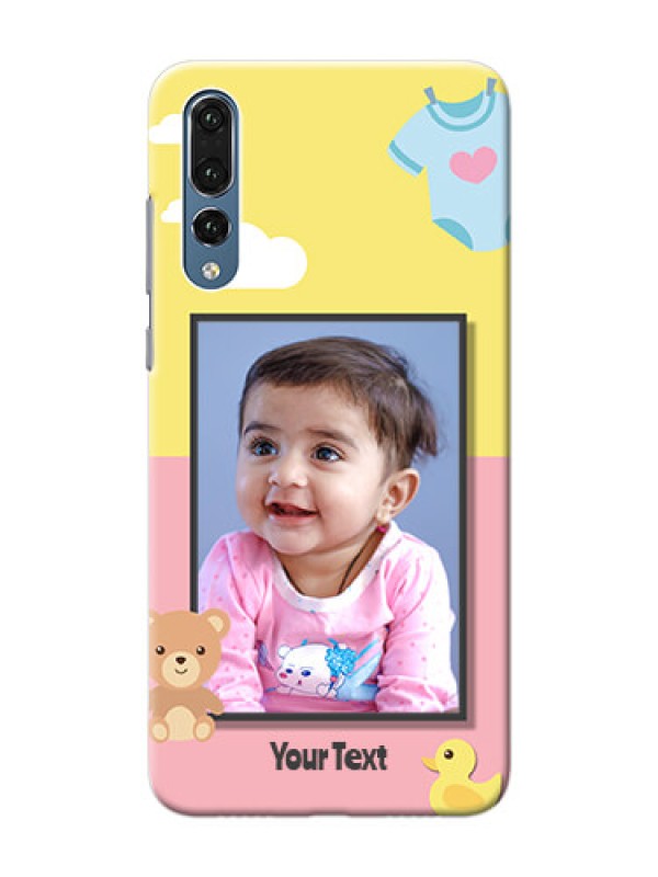 Custom Huawei P20 Pro kids frame with 2 colour design with toys Design