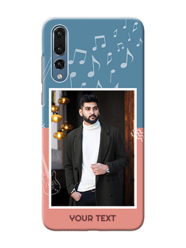Custom Huawei P20 Pro 2 colour backdrop with music theme Design