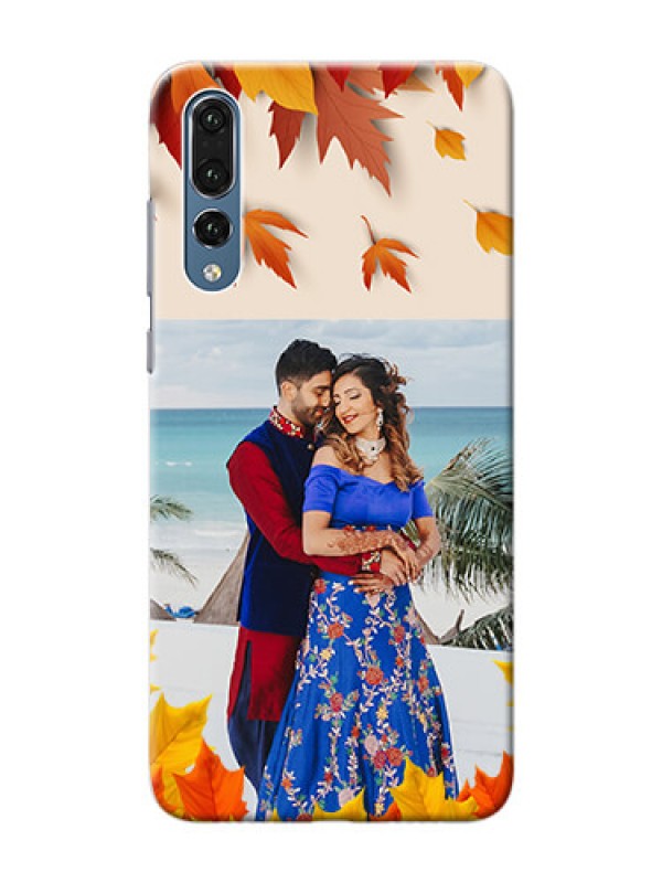 Custom Huawei P20 Pro autumn maple leaves backdrop Design