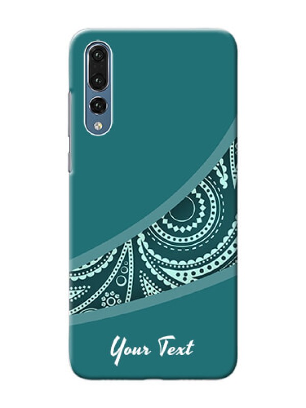 Custom P20 Pro Custom Phone Covers: semi visible floral Design