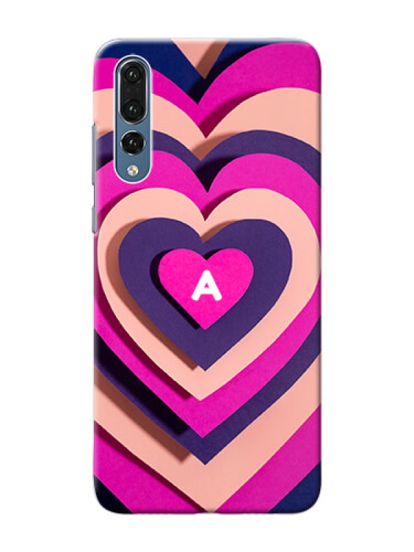 Custom P20 Pro Custom Mobile Case with Cute Heart Pattern Design