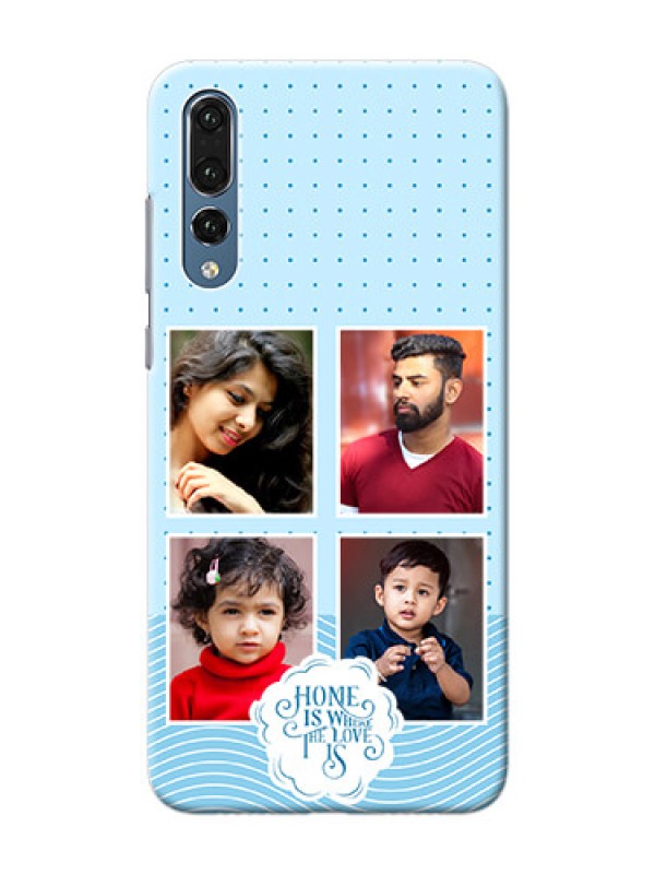 Custom P20 Pro Custom Phone Covers: Cute love quote with 4 pic upload Design