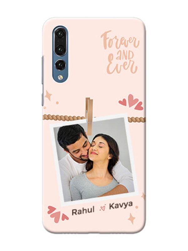 Custom P20 Pro Phone Back Covers: Forever and ever love Design