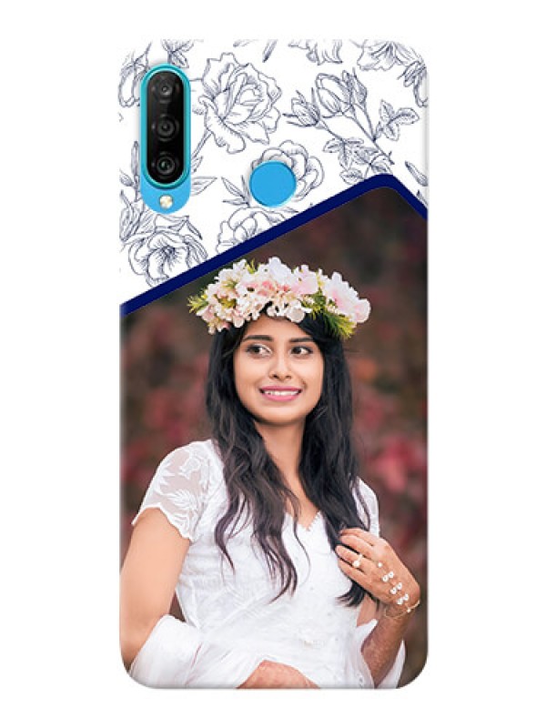 Custom Huawei P30 Lite Phone Cases: Premium Floral Design