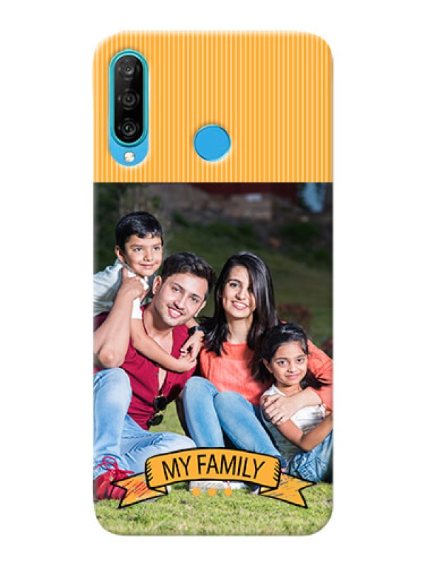Custom Huawei P30 Lite Personalized Mobile Cases: My Family Design