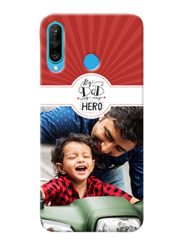 Custom Huawei P30 Lite custom mobile phone cases: My Dad Hero Design
