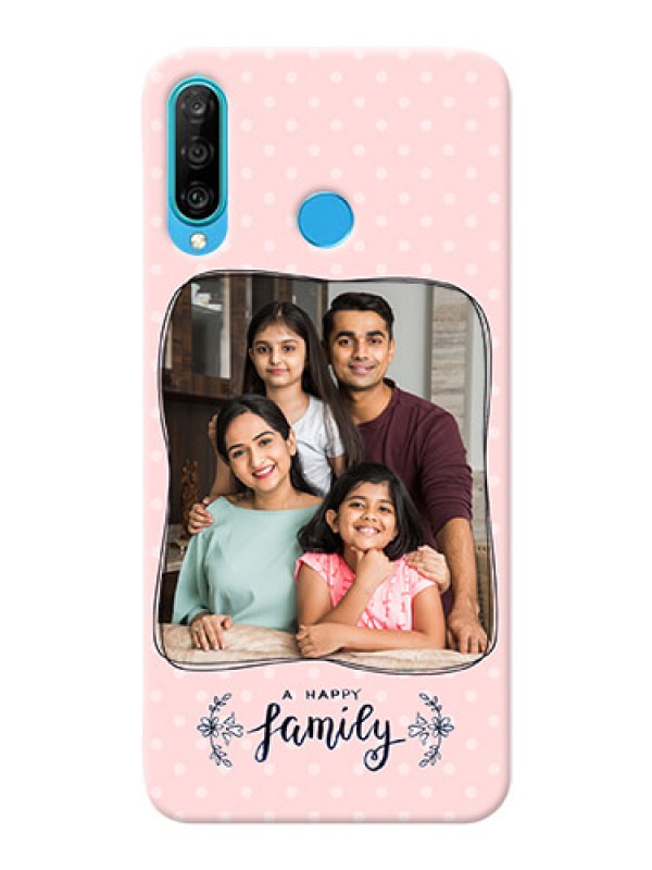 Custom Huawei P30 Lite Personalized Phone Cases: Family with Dots Design