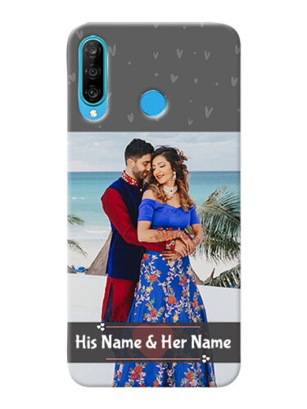 Custom Huawei P30 Lite Mobile Covers: Buy Love Design with Photo Online