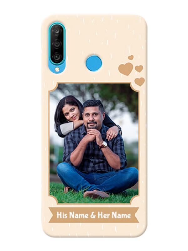 Custom Huawei P30 Lite mobile phone cases with confetti love design 