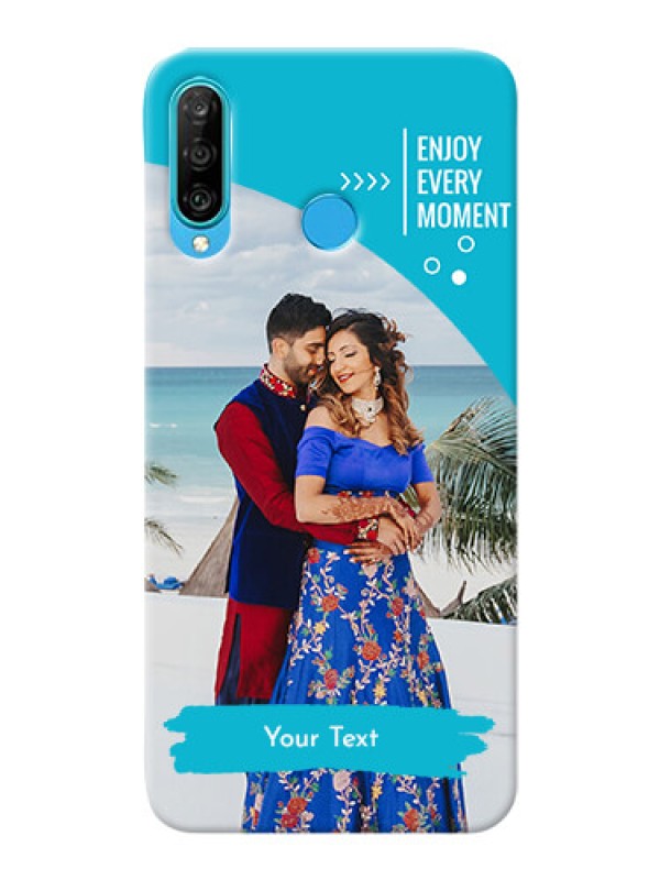 Custom Huawei P30 Lite Personalized Phone Covers: Happy Moment Design