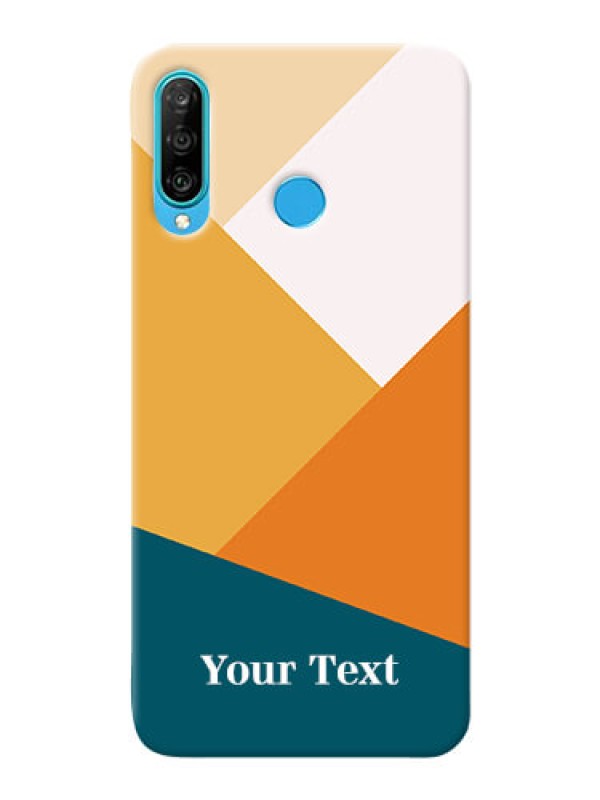 Custom P30 Lite Custom Phone Cases: Stacked Multi-colour Design