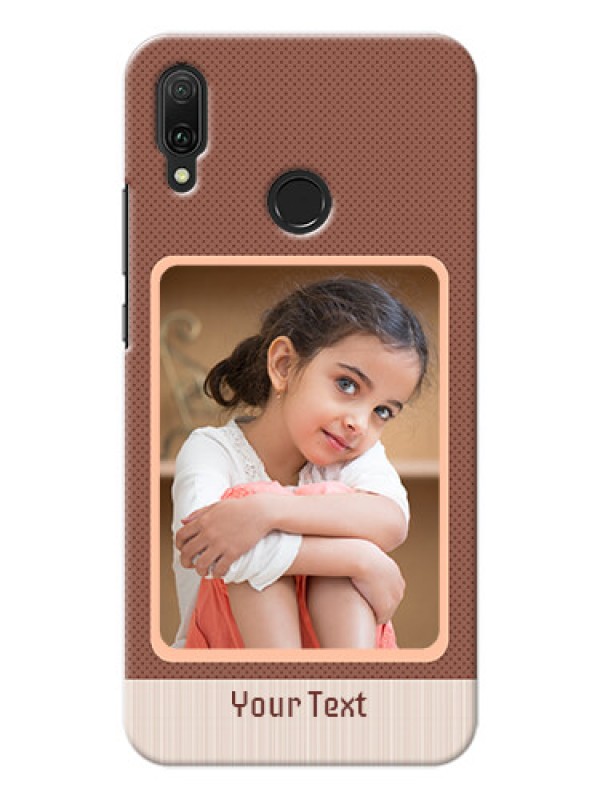Custom Huawei Y9 (2019) Phone Covers: Simple Pic Upload Design