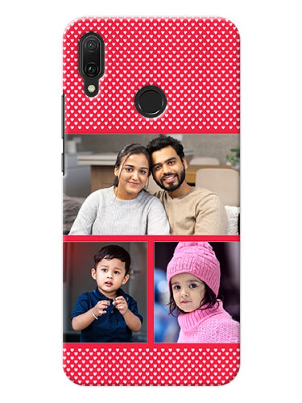 Custom Huawei Y9 (2019) mobile back covers online: Bulk Pic Upload Design