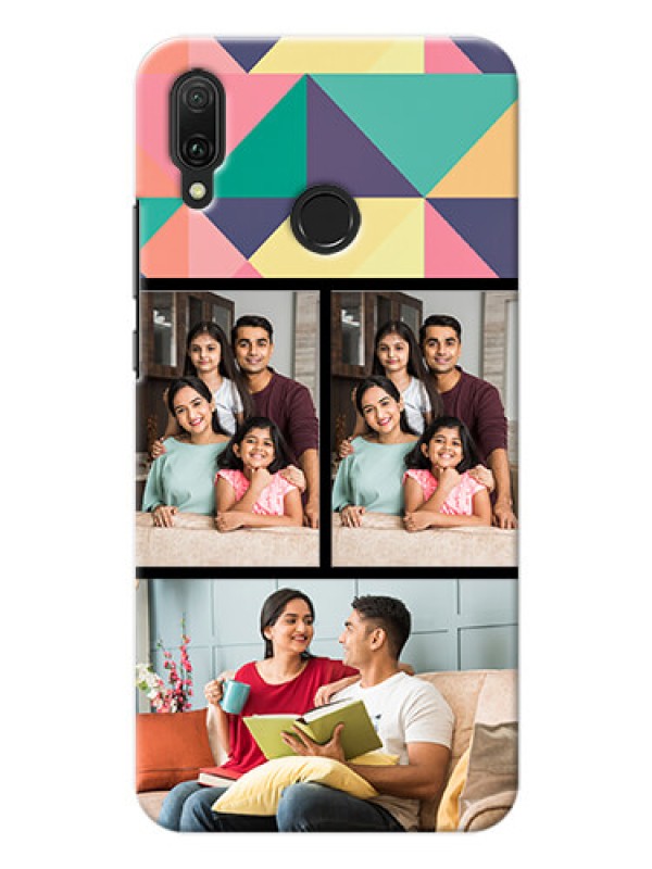 Custom Huawei Y9 (2019) personalised phone covers: Bulk Pic Upload Design