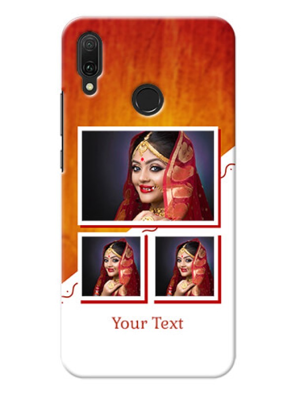 Custom Huawei Y9 (2019) Personalised Phone Cases: Wedding Memories Design  