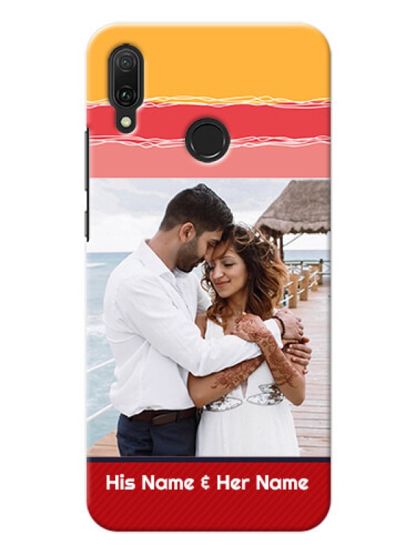 Custom Huawei Y9 (2019) custom mobile phone covers: Colorful Case Design