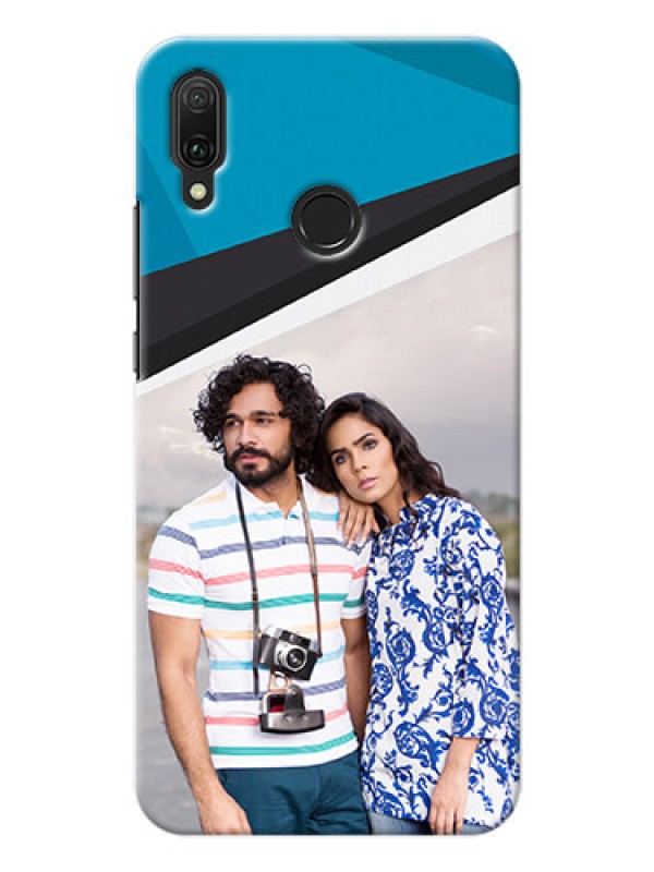 Custom Huawei Y9 (2019) Back Covers: Simple Pattern Photo Upload Design