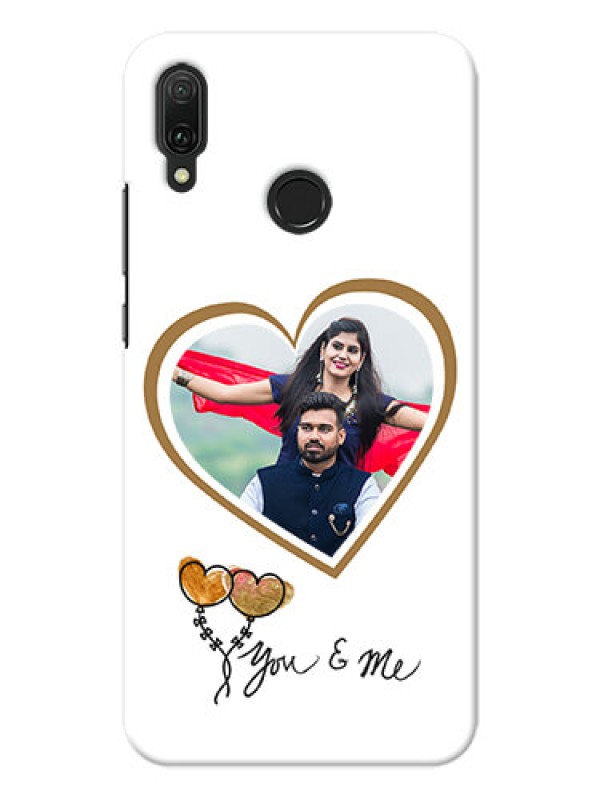 Custom Huawei Y9 (2019) customized phone cases: You & Me Design