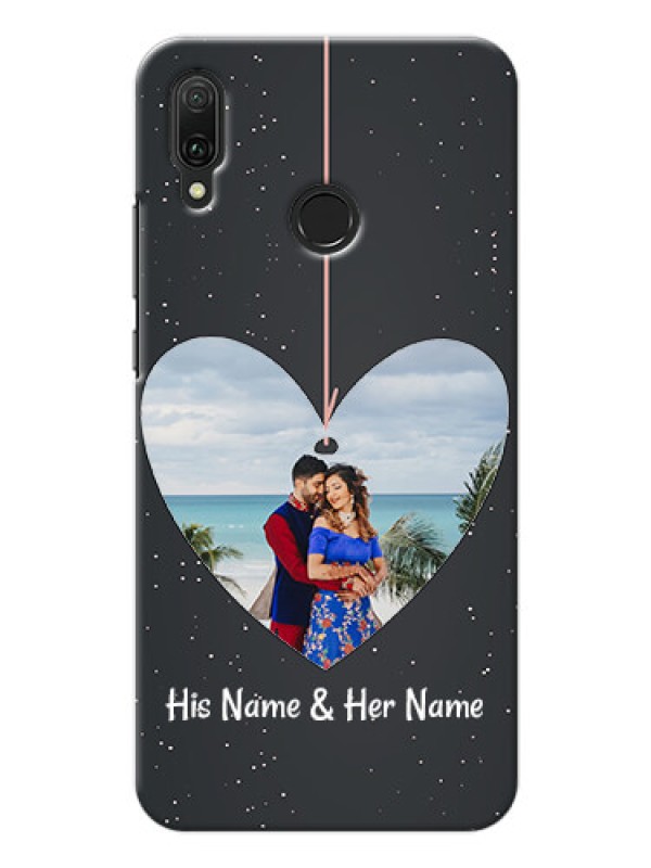 Custom Huawei Y9 (2019) custom phone cases: Hanging Heart Design