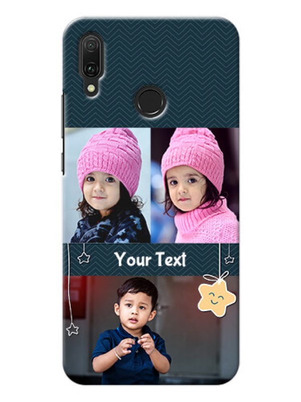 Custom Huawei Y9 (2019) Mobile Back Covers Online: Hanging Stars Design