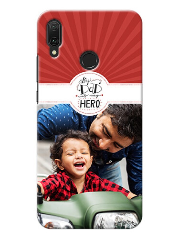Custom Huawei Y9 (2019) custom mobile phone cases: My Dad Hero Design