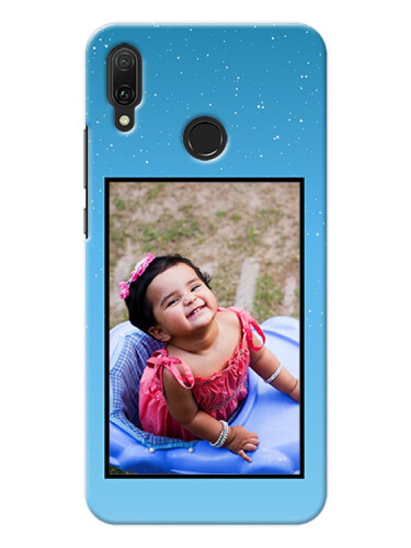Custom Huawei Y9 (2019) Phone Covers: Wave Pattern Colorful Design