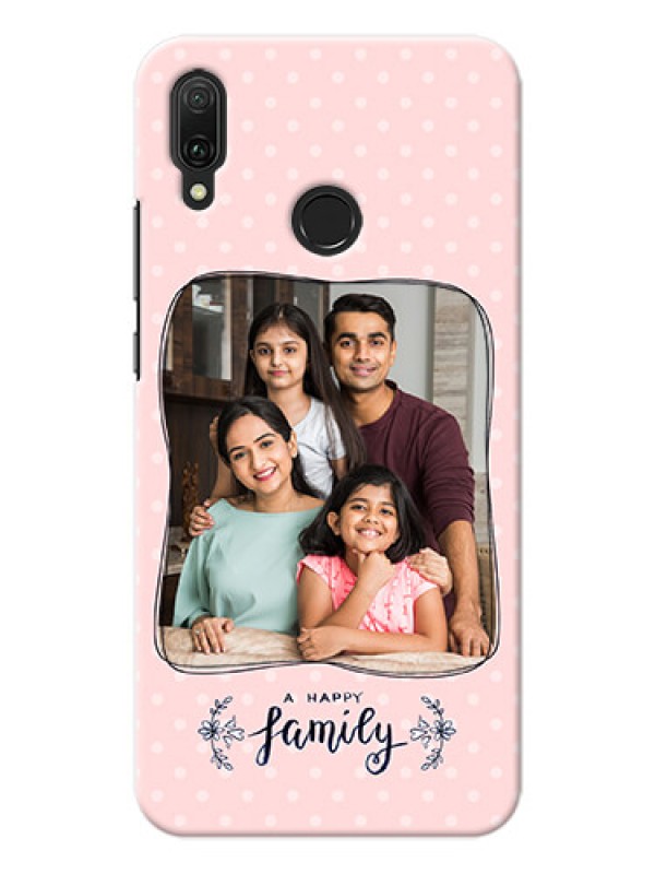 Custom Huawei Y9 (2019) Personalized Phone Cases: Family with Dots Design