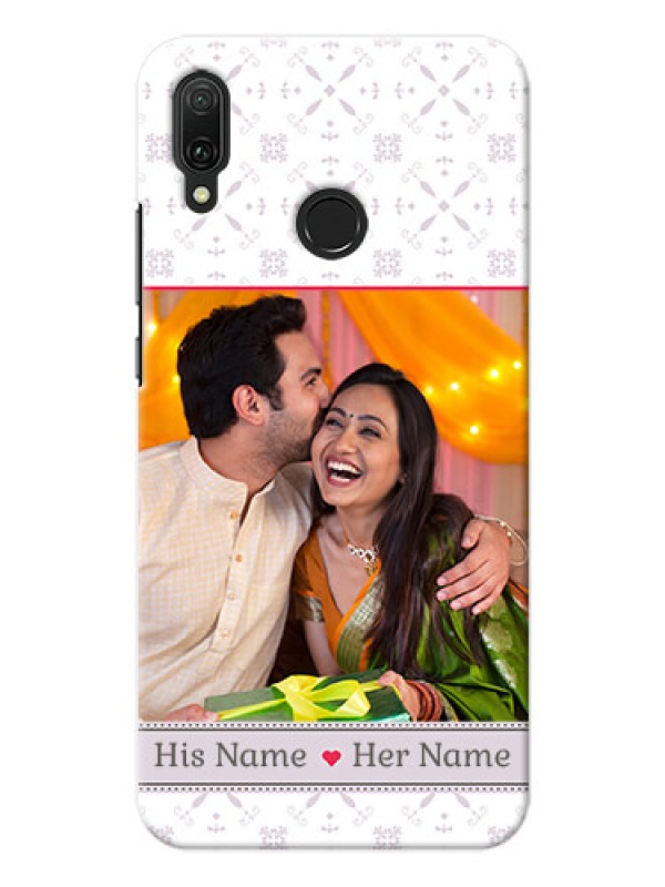 Custom Huawei Y9 (2019) Phone Cases with Photo and Ethnic Design