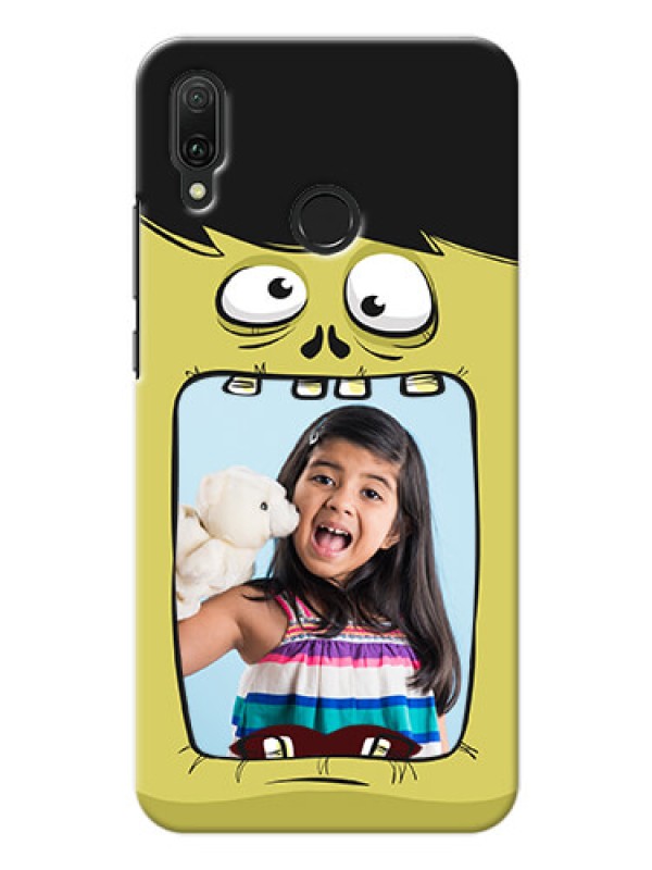 Custom Huawei Y9 (2019) Mobile Covers: Cartoon monster back case Design