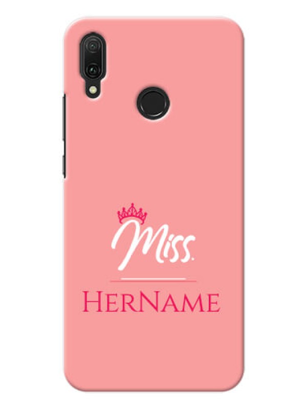 Custom Y9 2019 Custom Phone Case Mrs with Name