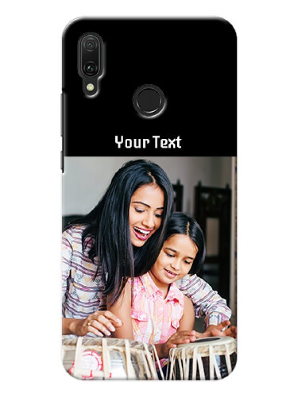 Custom Y9 2019 Photo with Name on Phone Case