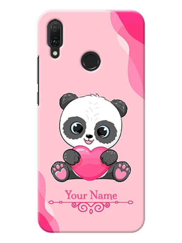 Custom Y9 2019 Mobile Back Covers: Cute Panda Design