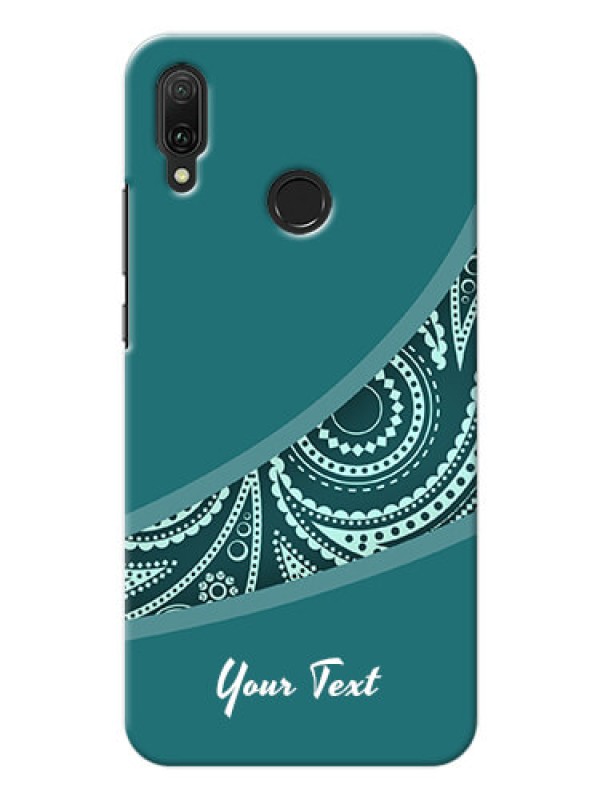 Custom Y9 2019 Custom Phone Covers: semi visible floral Design